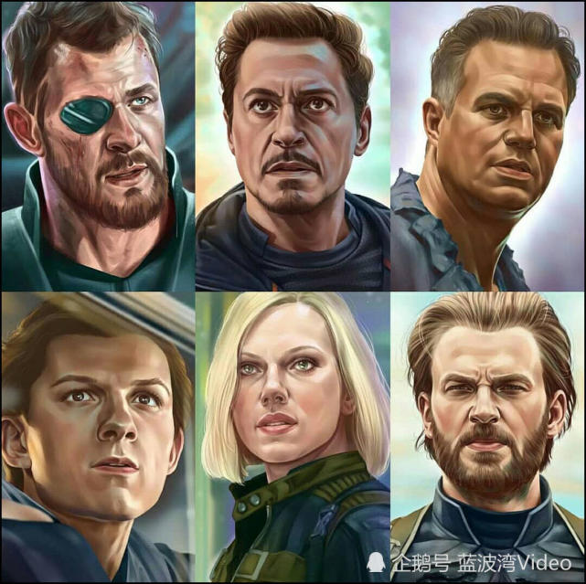 超逼真的24位漫威超级英雄头像素描,在你心目中,他们是不是也是这样子