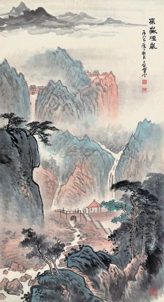 应野平|他的山水画笔墨苍润拙朴，连日本人都赞他：“中国山水画家第一人”！