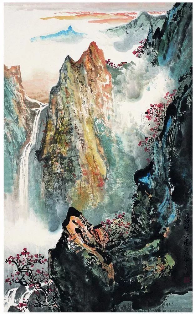 应野平|他的山水画笔墨苍润拙朴，连日本人都赞他：“中国山水画家第一人”！