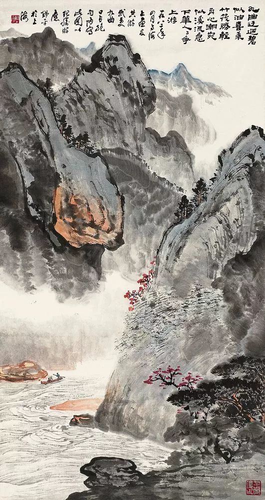 应野平|他的山水画笔墨苍润拙朴，连日本人都赞他：“中国山水画家第一人”！