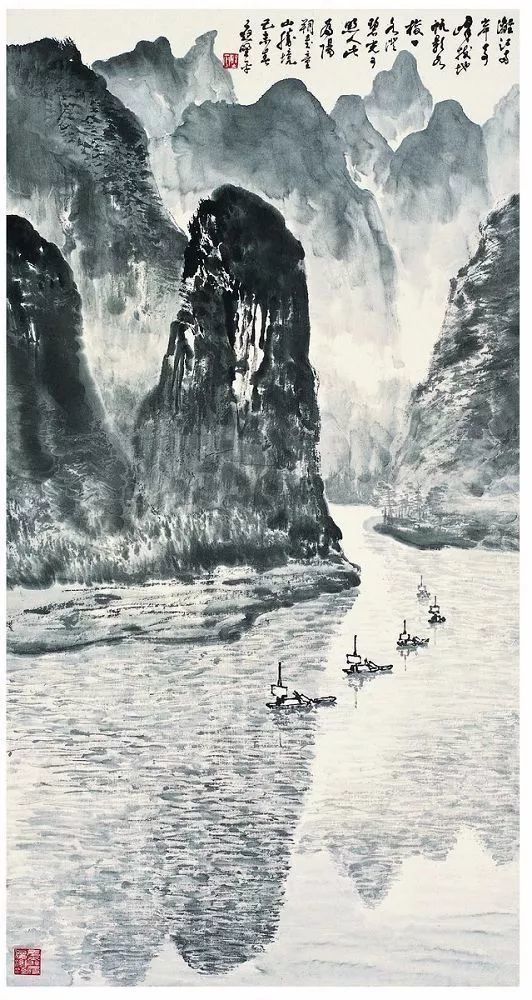 应野平|他的山水画笔墨苍润拙朴，连日本人都赞他：“中国山水画家第一人”！