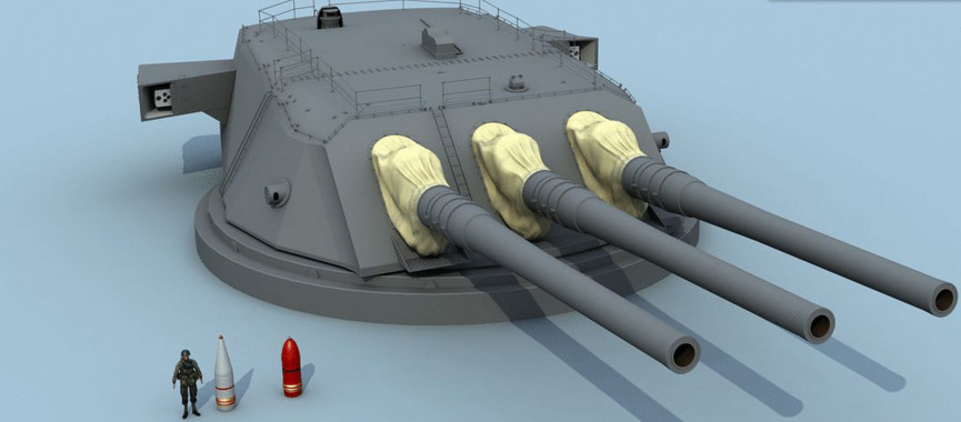 战列舰炮塔结构各国差异大,这国预见了航空战趋势最重视顶部