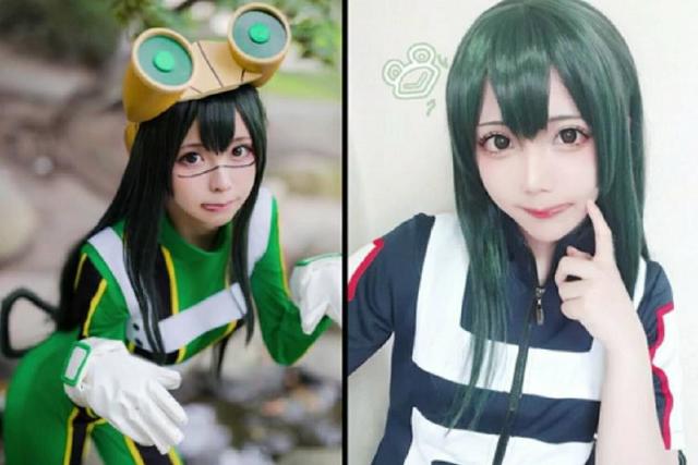 《我的英雄学院》神还原cos,御茶子真可爱,叶隐透你长啥样?
