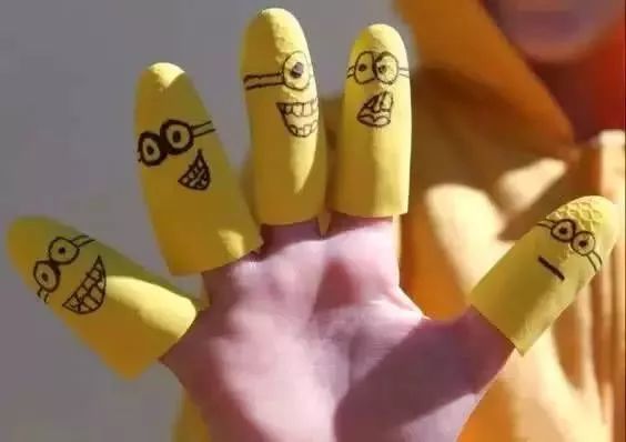 手指娃娃怎么做手工图片