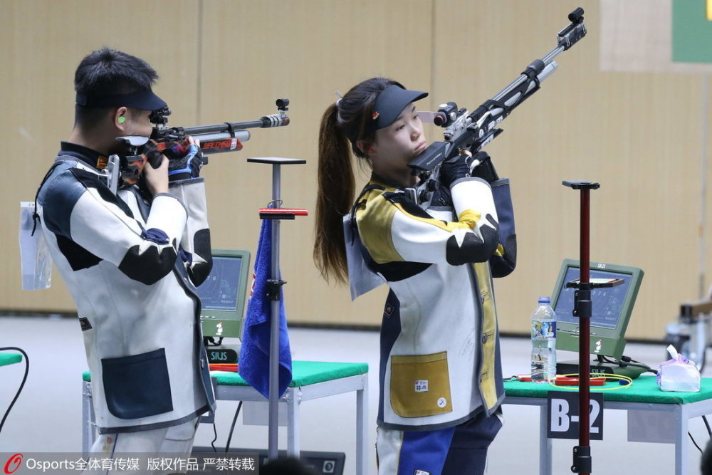 10米气步枪男女混合团体中国台北夺冠中国组合摘银