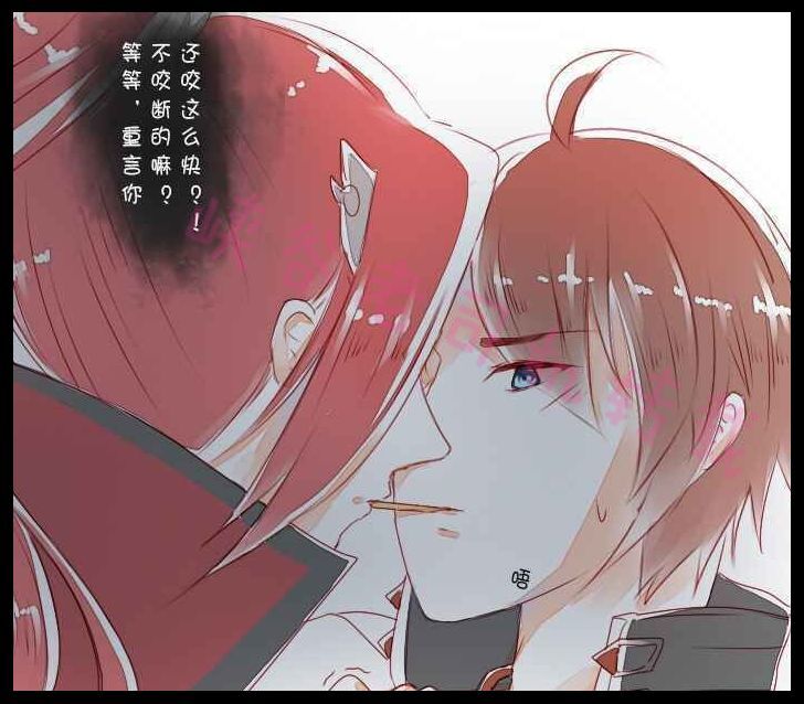 韩信邀请李白一起吃饼干,韩信却越吃越快,结果俩人就