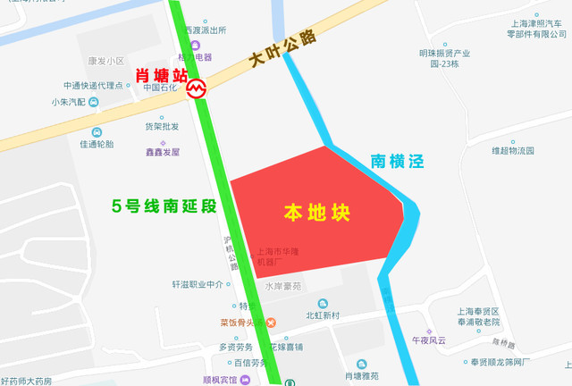 奉贤南桥城中村地块2139亿底价成交板块底子有点薄