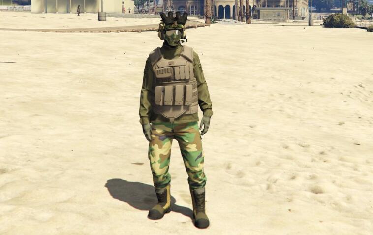 《gta5》揭秘超强战术头盔,网友:热成像透视自瞄!