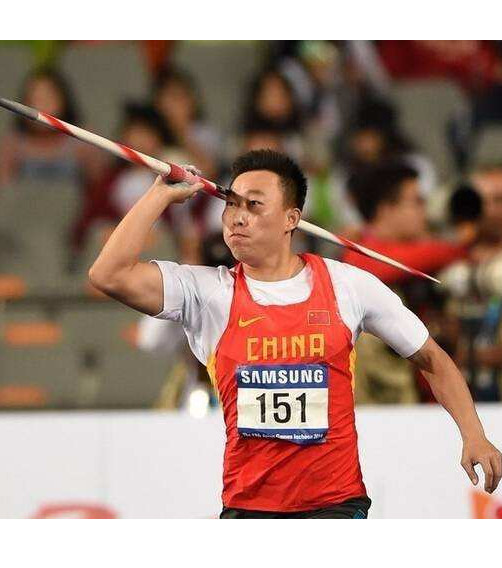 中国男子田径运动员赵庆刚,以89米15的成绩打破亚洲纪录并夺得冠军