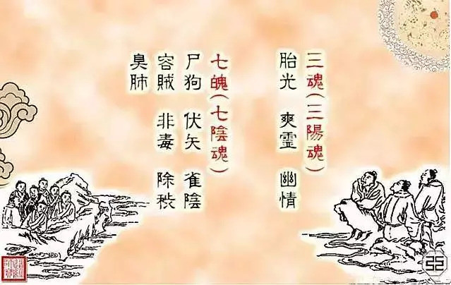 道家认为人有三魂七魄那是哪三魂哪七魄