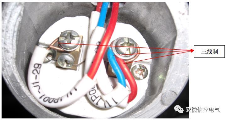 三线热电偶接线实物图图片