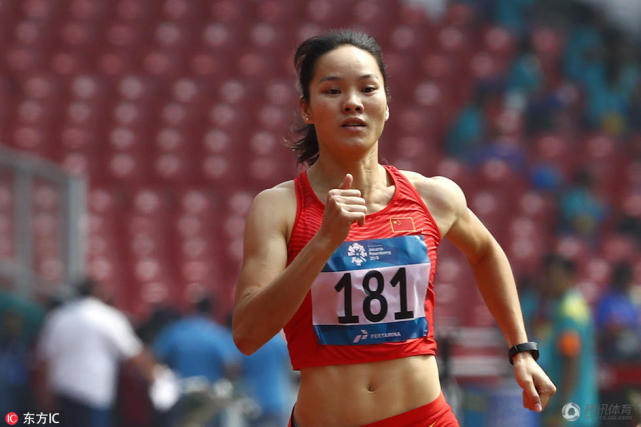 亚运田径女子200米预赛 韦永丽成功晋级