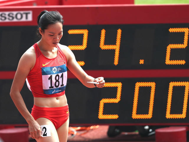 亚运女子200米预赛韦永丽晋级 七项全能中国选