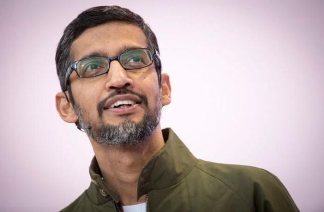 谷歌首席执行官桑达尔·皮查伊(Sundar Pichai)