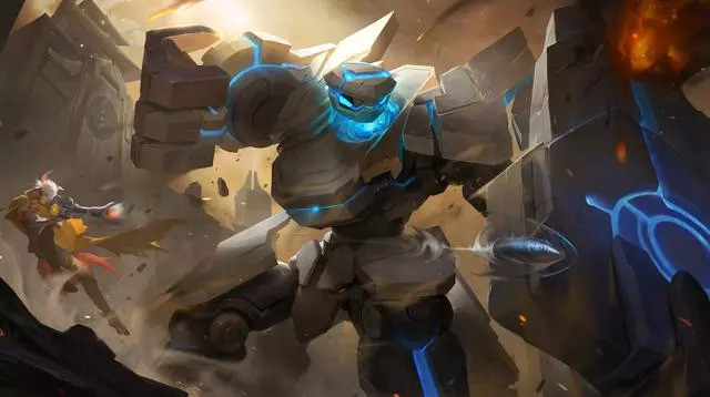 王者荣耀盾山皮肤原画曝光,原来他们两个才是