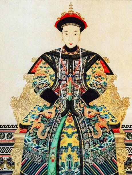 清朝皇后们的真实画像有多美?图3是"甄嬛",图6是"魏璎珞"