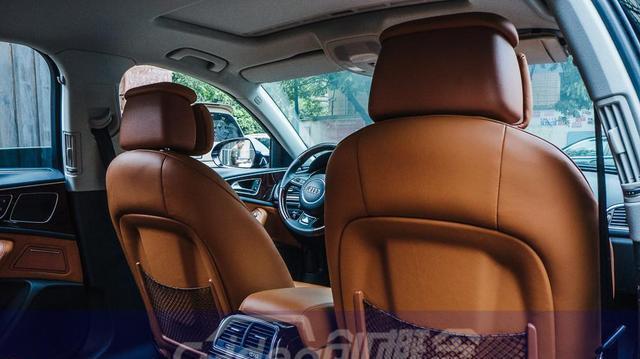 奥迪a6l内饰换新装,真皮座椅尽显改装魅力!