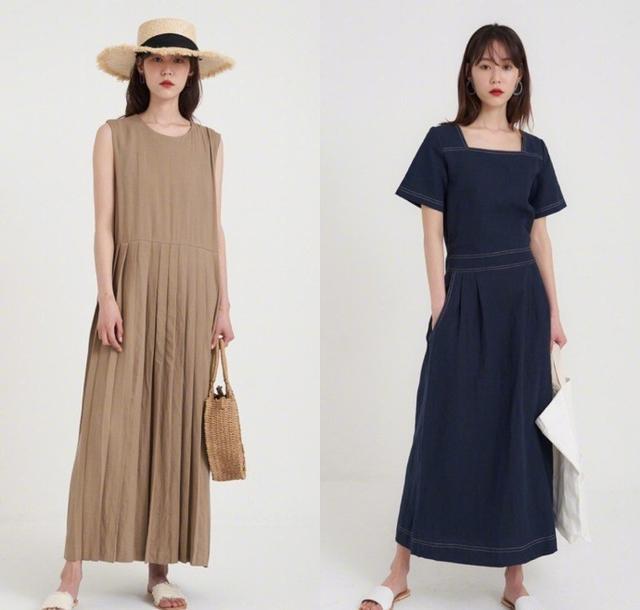 150cm到158cm女生秋季穿搭,条纹衬衫配半身