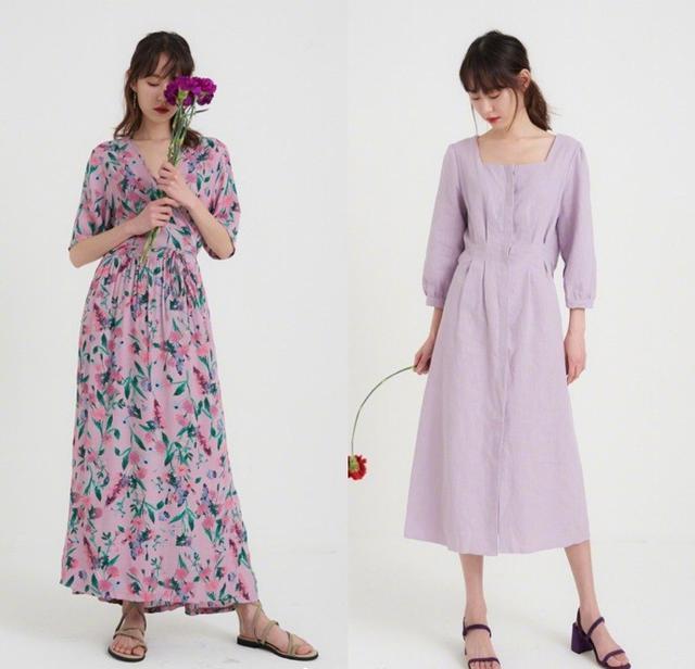 150cm到158cm女生秋季穿搭,条纹衬衫配半身