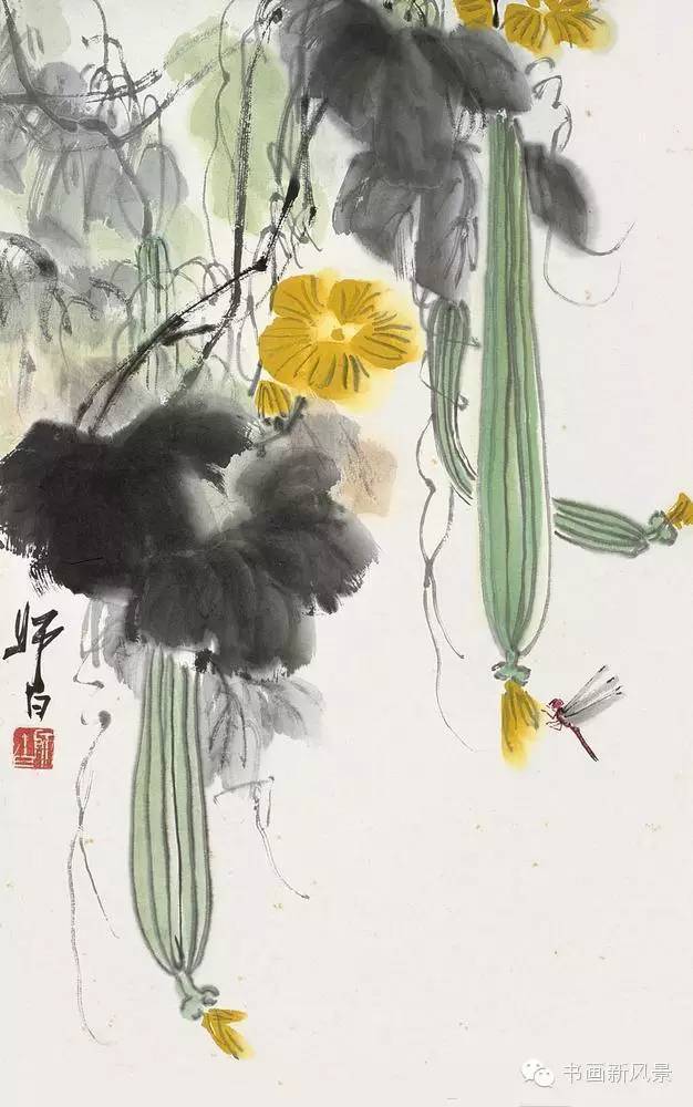 画个丝瓜竟然也这样有趣