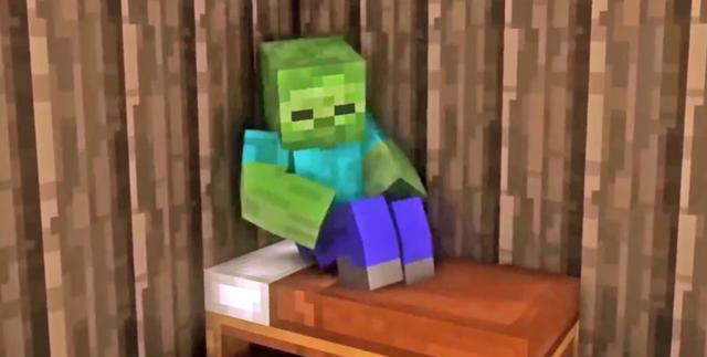 我的世界:恐怖奶奶并不恐怖,她在MC中是有感