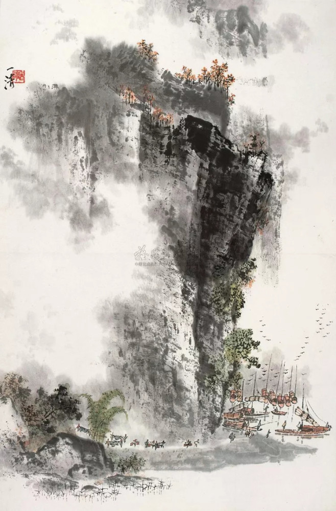 天津历史博物馆|这100幅山水画，清新又养眼，真的绝了！快收藏！