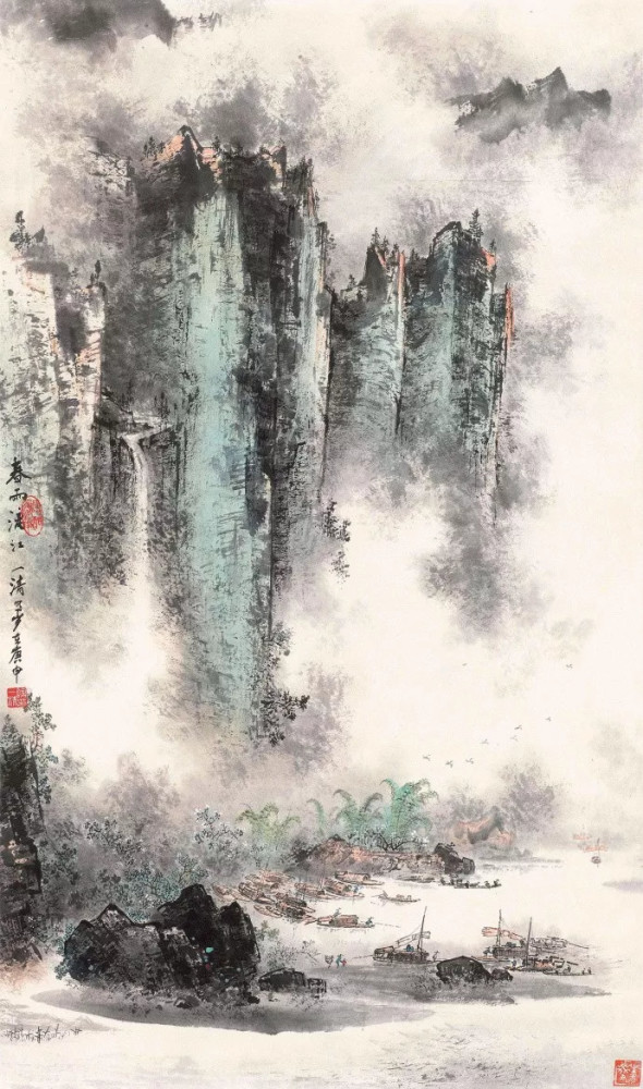 天津历史博物馆|这100幅山水画，清新又养眼，真的绝了！快收藏！