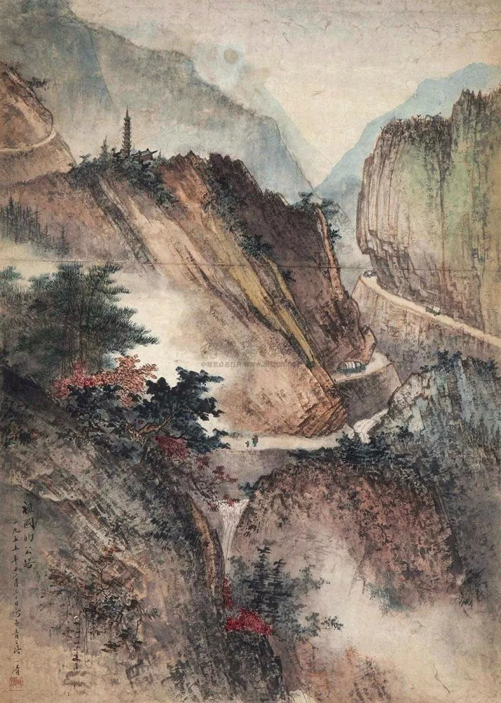 天津历史博物馆|这100幅山水画，清新又养眼，真的绝了！快收藏！
