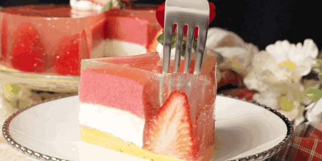 duang~~这有一个软萌葡萄果冻蛋糕求收留!