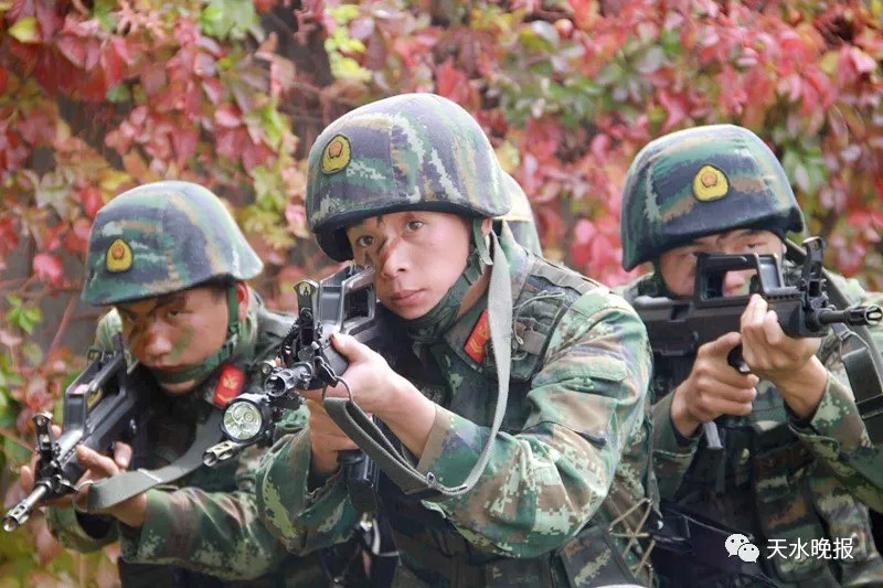 帅气兵哥本领过人-记武警甘肃省总队天水支队