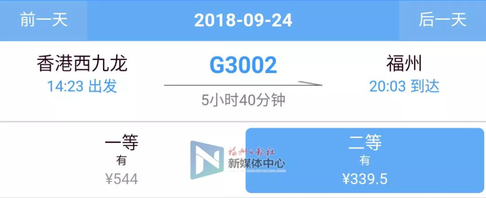 福州-香港高铁乘车前必须取票!这些行为最高罚