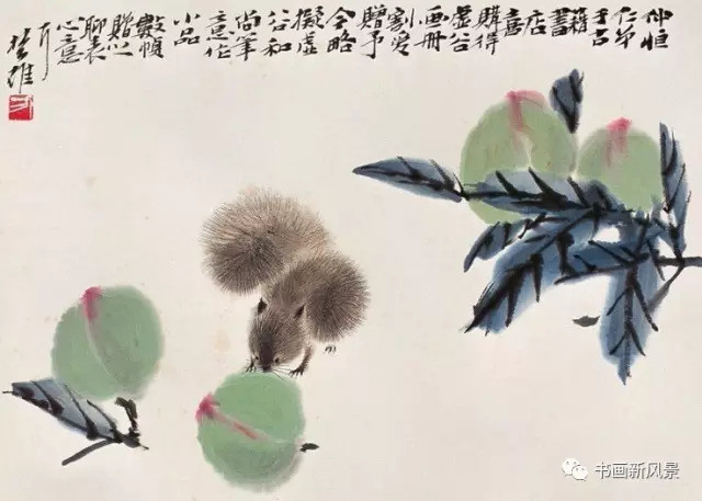 方楚雄|看他画的小松鼠，绝对是一种享受！