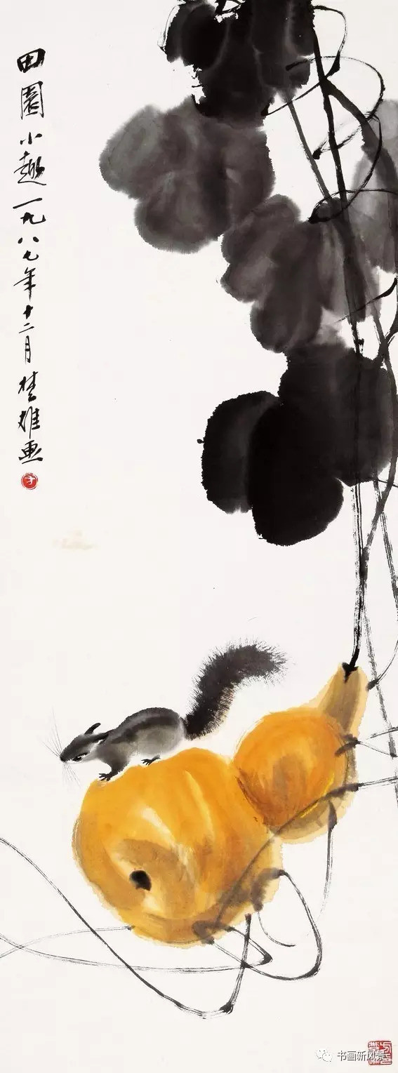 方楚雄|看他画的小松鼠，绝对是一种享受！