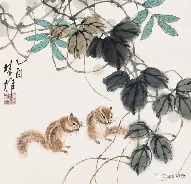 方楚雄|看他画的小松鼠，绝对是一种享受！