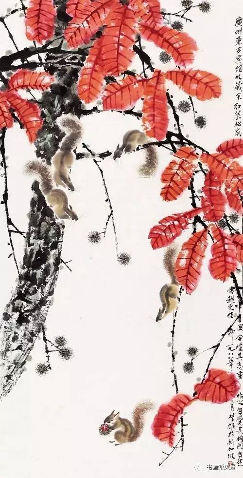 方楚雄|看他画的小松鼠，绝对是一种享受！