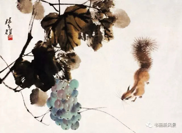 方楚雄|看他画的小松鼠，绝对是一种享受！