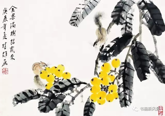 方楚雄|看他画的小松鼠，绝对是一种享受！