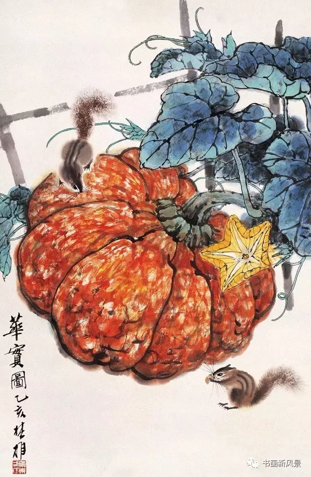 方楚雄|看他画的小松鼠，绝对是一种享受！