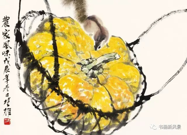 方楚雄|看他画的小松鼠，绝对是一种享受！