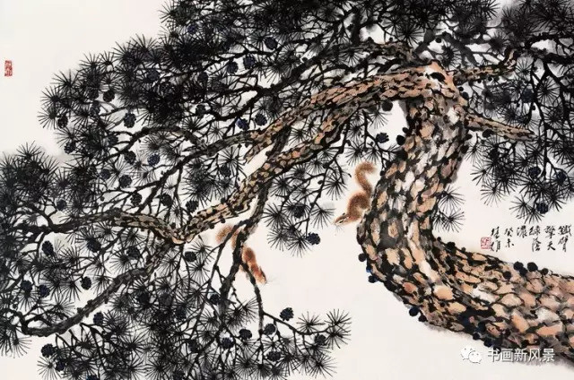 方楚雄|看他画的小松鼠，绝对是一种享受！