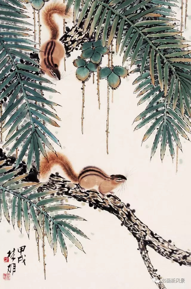 方楚雄|看他画的小松鼠，绝对是一种享受！