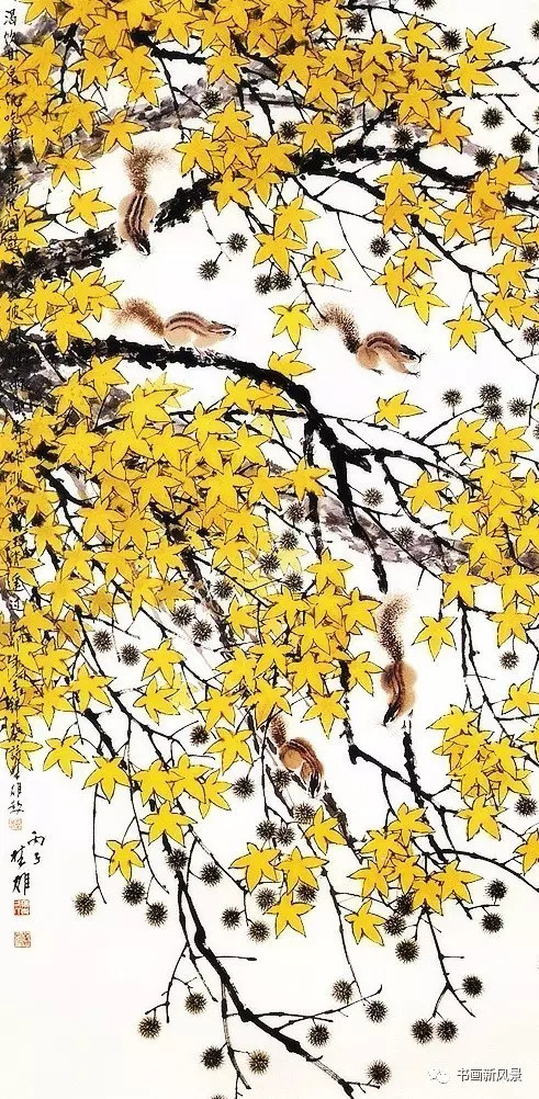 方楚雄|看他画的小松鼠，绝对是一种享受！