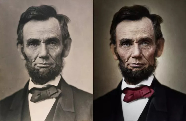 见过吗?彩色的卓别林