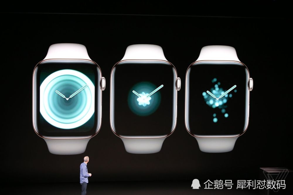 apple watch series 4亮相 錶盤界面更豐富