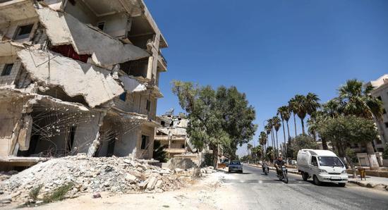 叙利亚伊德利卜遭遇战争严重创伤(图:法新社)