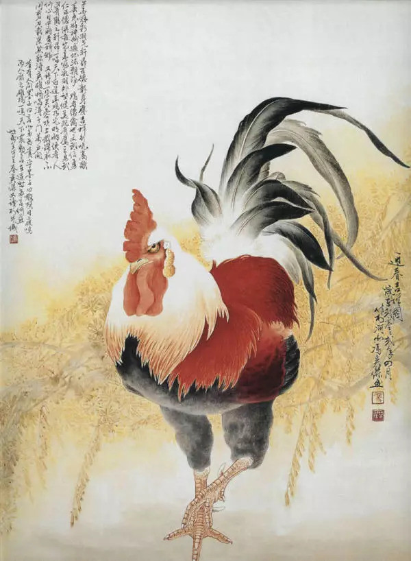 不愧是"东方鸡王"!简直把鸡画活了,太精彩了!