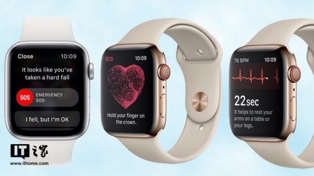 国行Apple Watch 4支持心电图功能