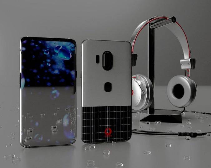 沃达丰 P9渲染图曝光 金属面板与太阳能面板的