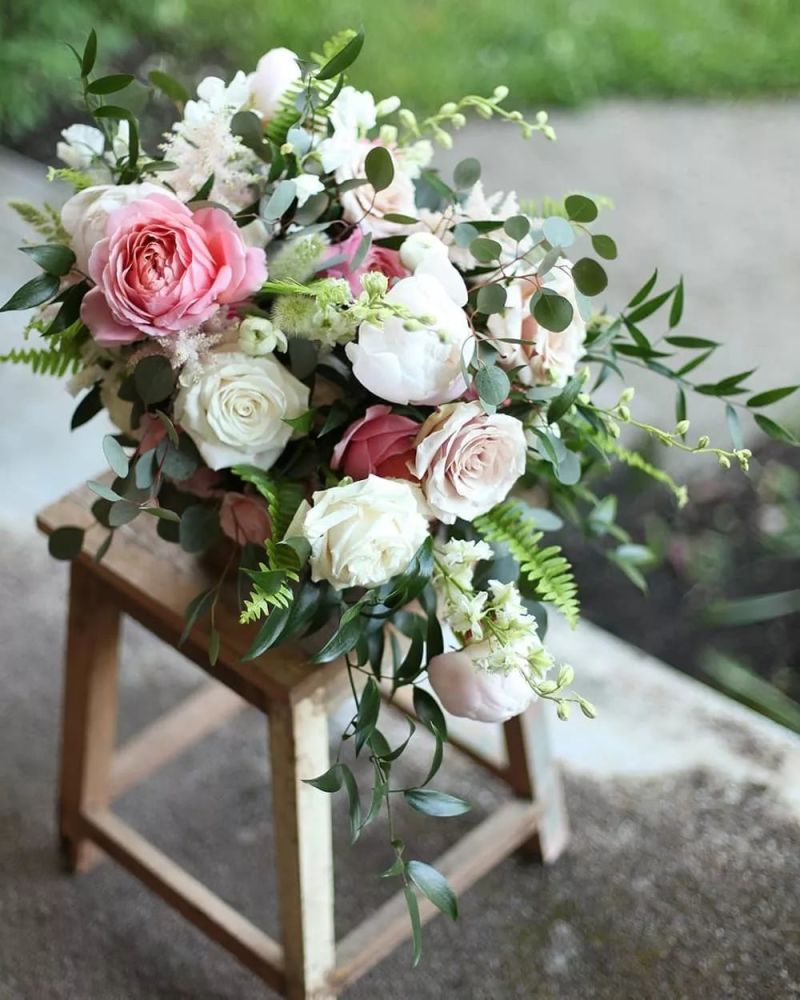 尤加利手捧花图集送给准备婚礼的姑娘