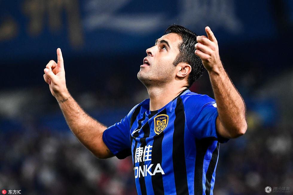 苏宁2-3遭恒大逆转 埃德尔闪击宝塔发威